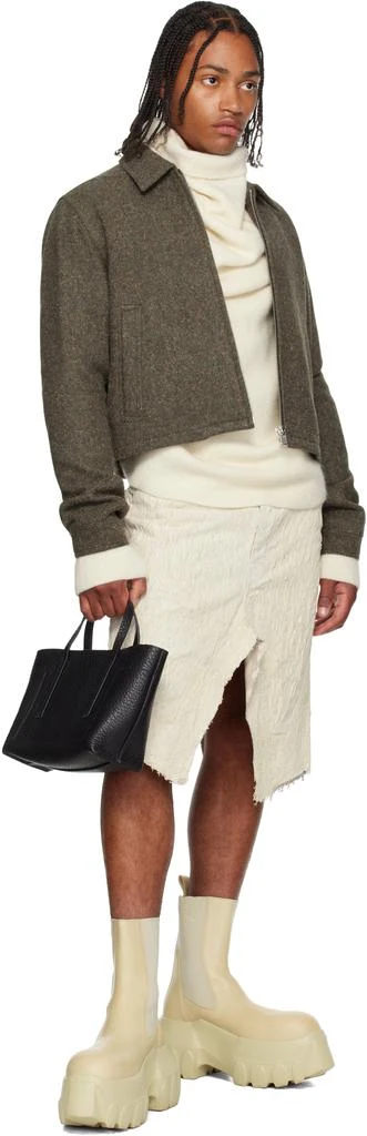 Rick Owens Black Concordians Mini Shopper Tote 4