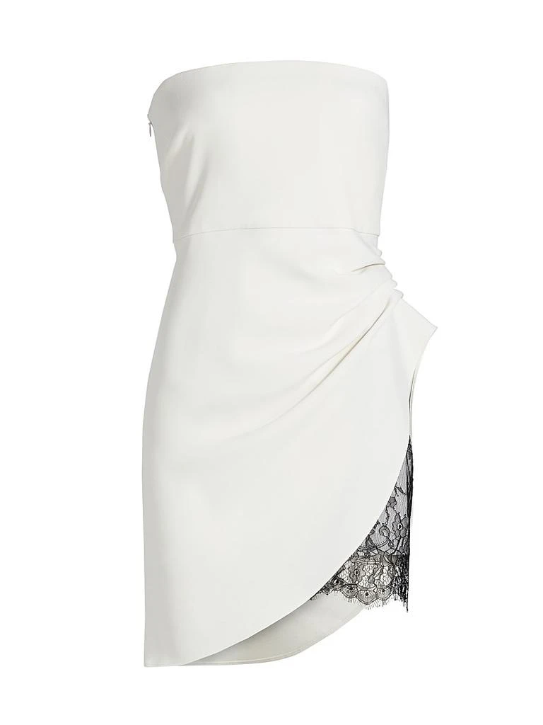 chinese dress ladies Lace & Jersey Gown Black / 4