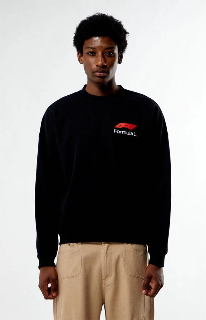 Formula 1 x PacSun Miami Black Crew Neck Sweatshirt 2