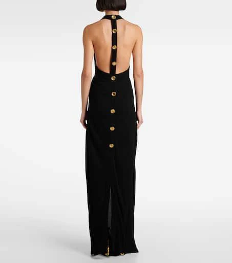Givenchy Halterneck crêpe jersey gown 3