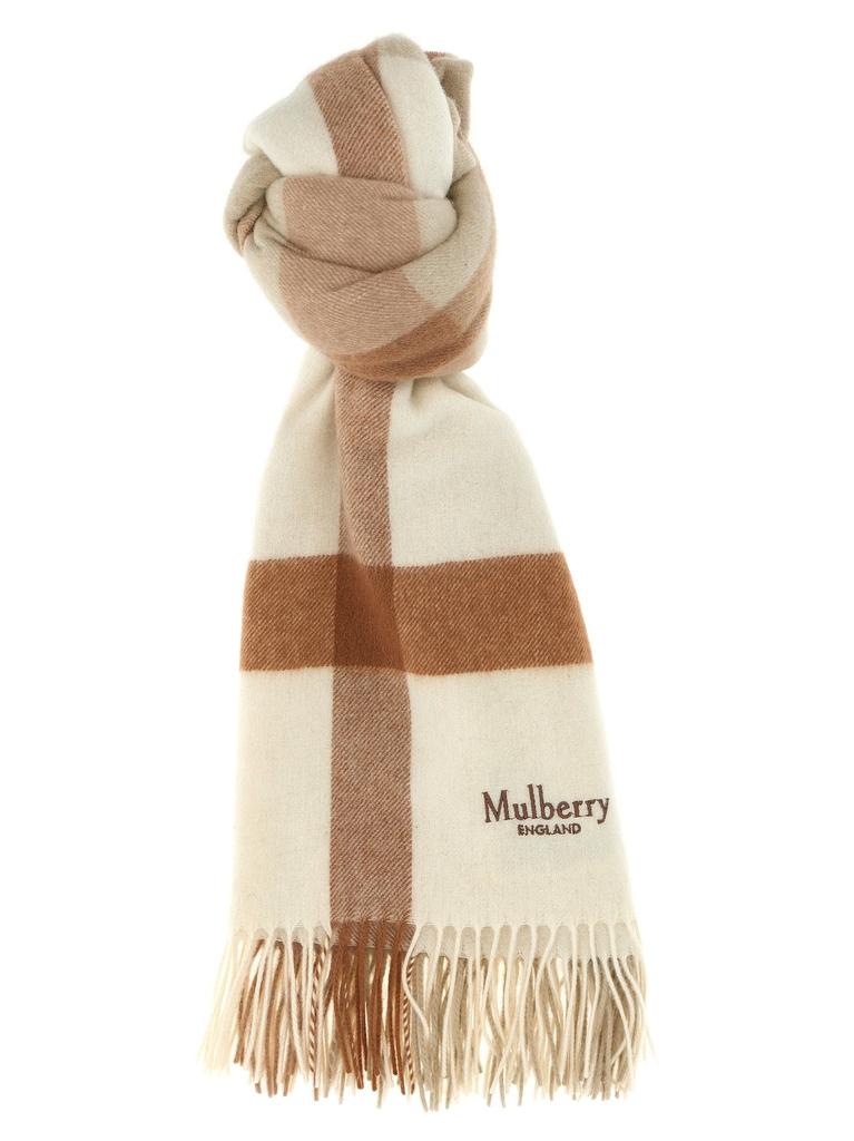 Mulberry Mulberry Large Check Scarf