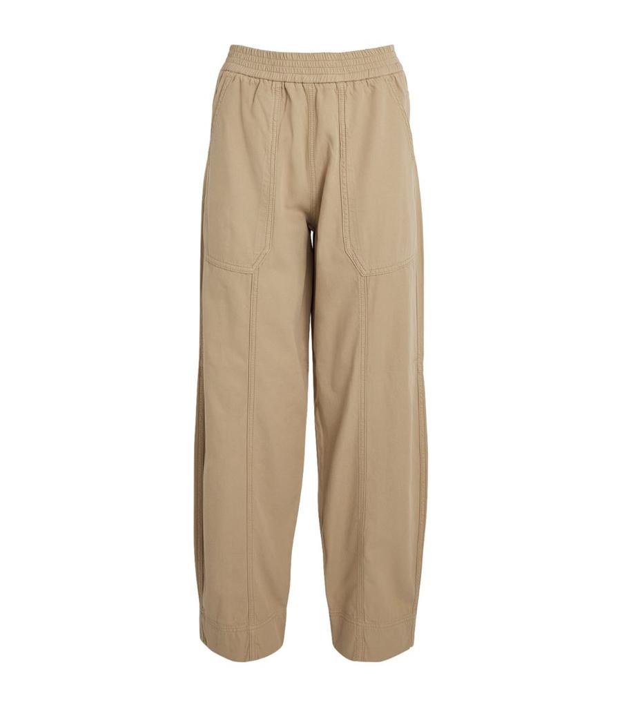 ME+EM Cotton Elasticated-Waist Trousers