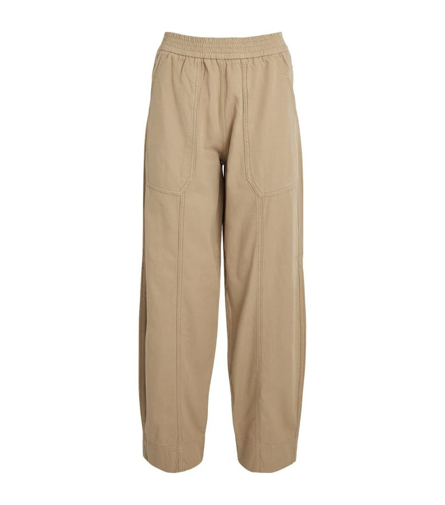 ME+EM Cotton Elasticated-Waist Trousers 1