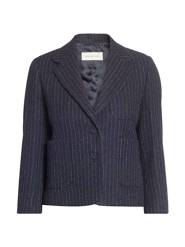 Dries Van Noten Bamis Pinstripe Wool Blazer 1