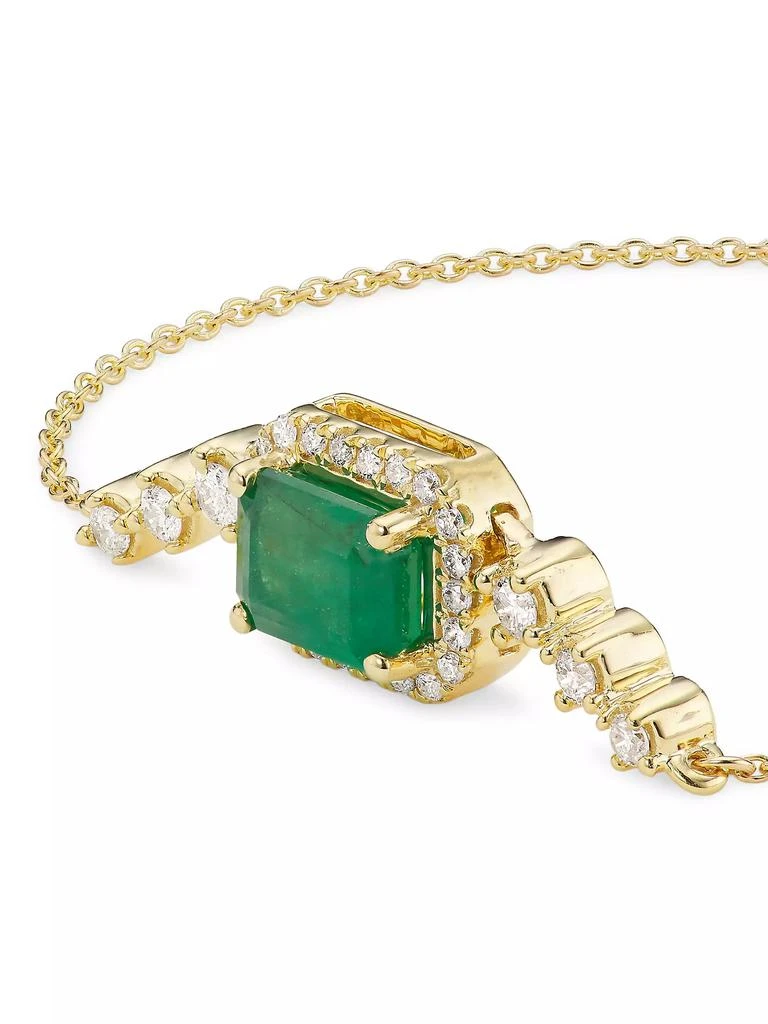 Saks Fifth Avenue Collection 14K Yellow Gold, Emerald
0.25 TCW Diamond Necklace 4