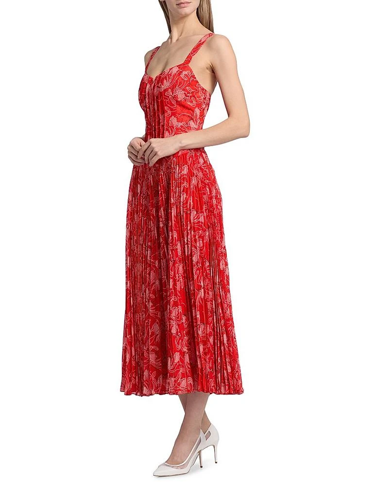 Cinq à Sept Pascual Botanical Floral Midi-Dress 4