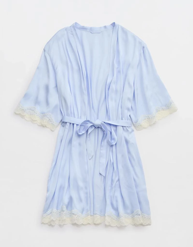 Aerie Aerie Off-Duty Satin Robe 3