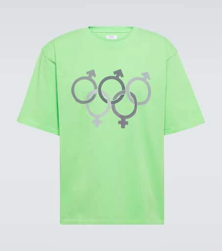 ERL Printed cotton jersey T-shirt 1