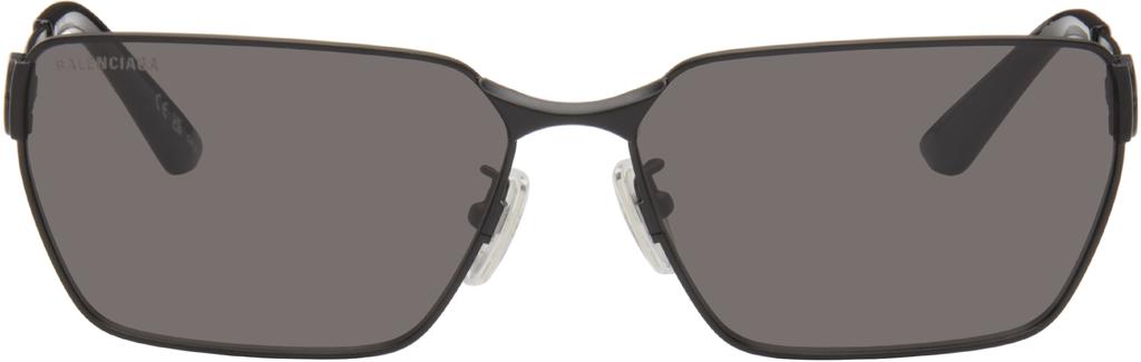 Balenciaga Black Signature Square Af Sunglasses