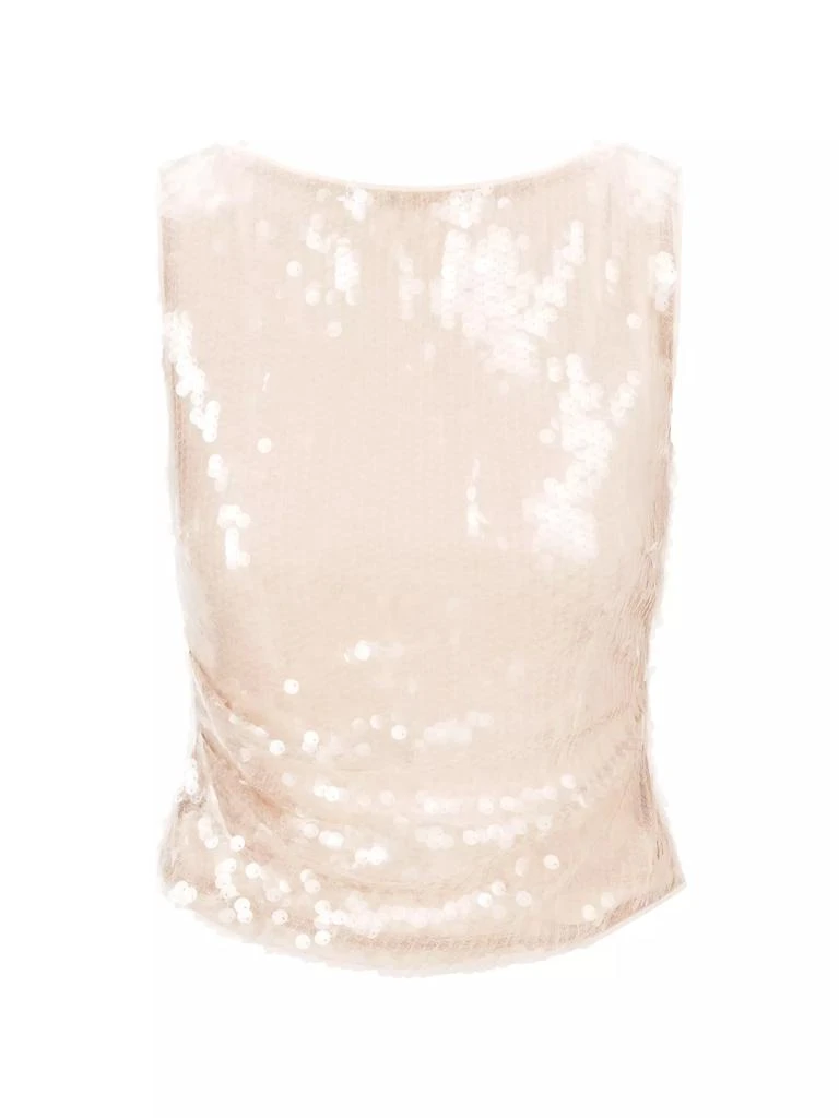Staud Eton Sequined Sleeveless Top 1
