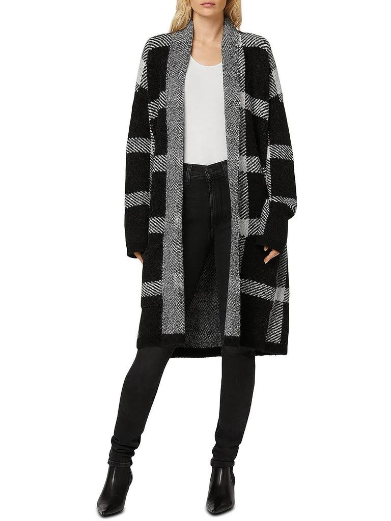 Joe's Solange Womens Plaid Shawl Collar Cardigan Sweater 1