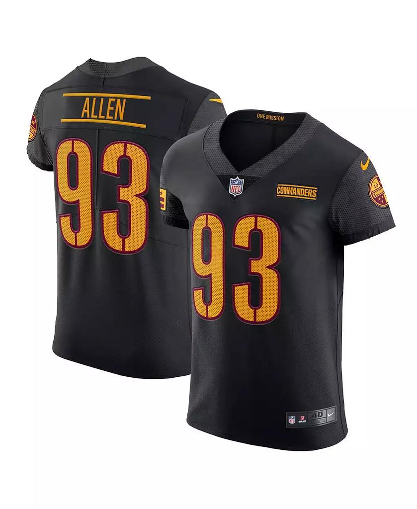 NIKE Men's Jonathan Allen Black Washington Commanders Alternate Vapor Elite Jersey