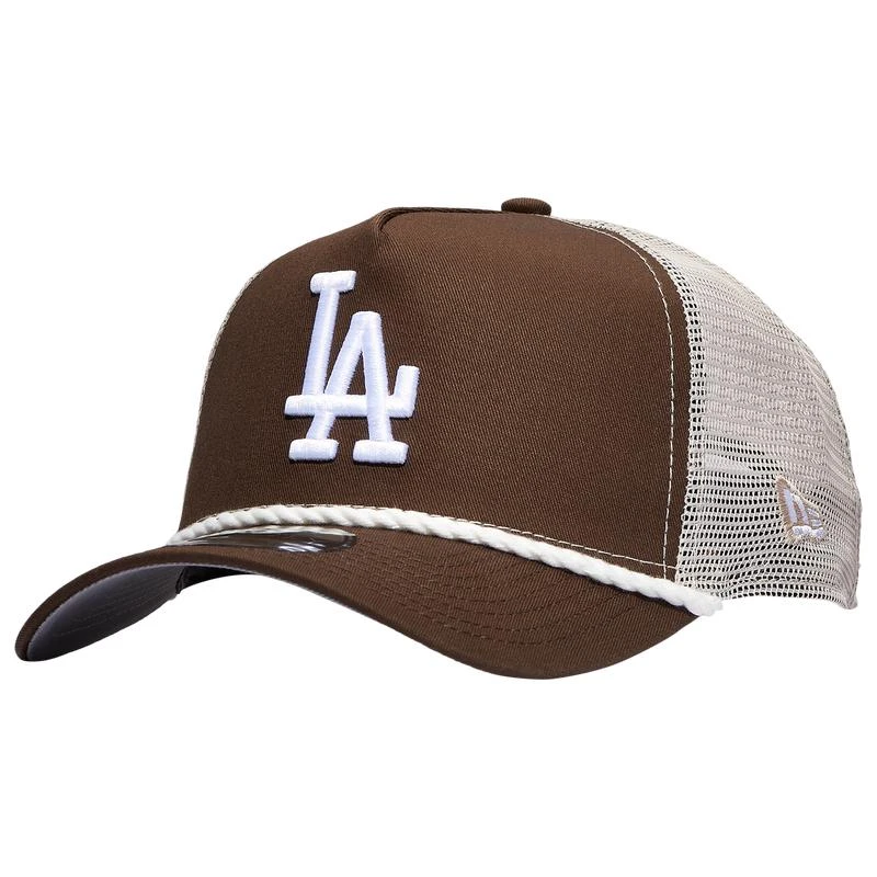 New Era New Era LA Dodgers 9FORTY A-Frame Trucker Rope Cap - Men's 1