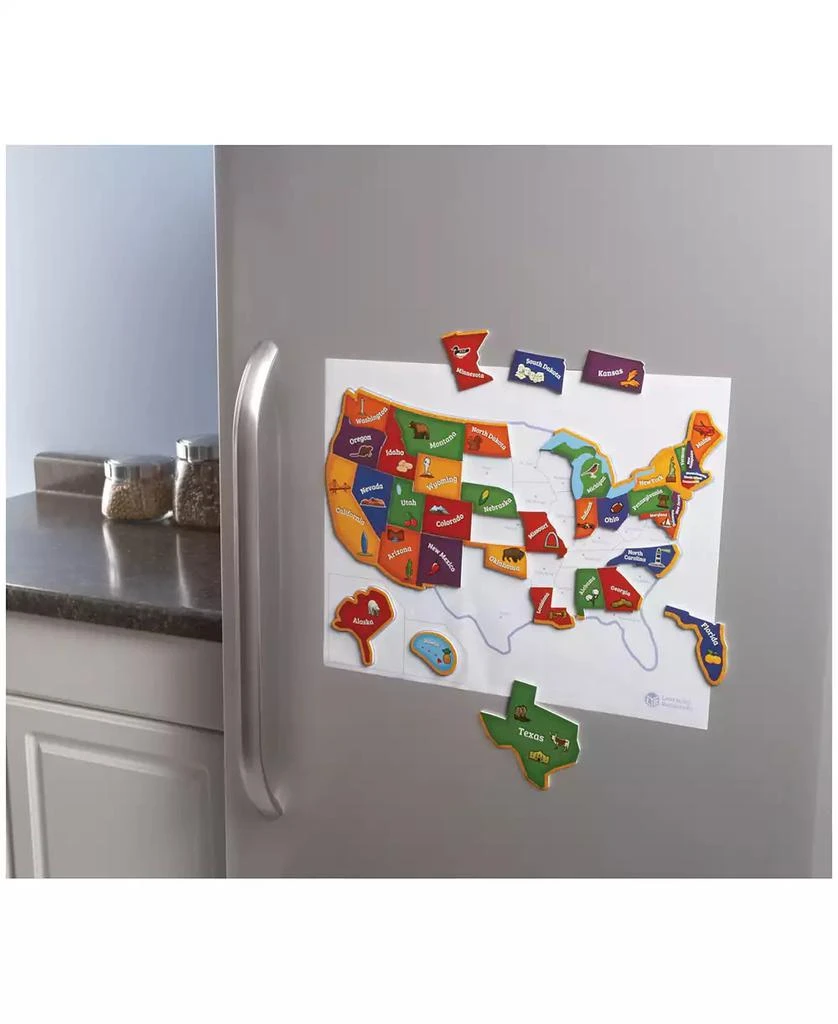 AreYouGame Learning Resources Learning Essentials - Magnetic U.S. Map Puzzle- 44 Pieces 4
