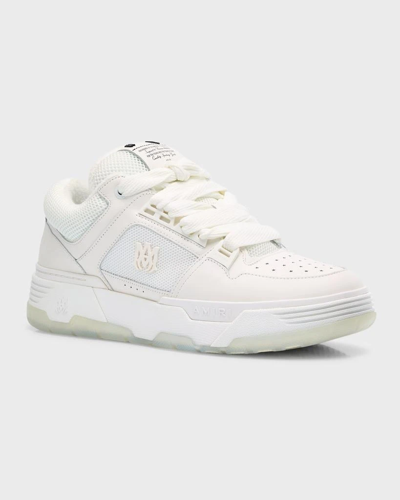 AMIRI Men's MA-1 Tonal Mesh and Leather Low-Top Sneakers 3
