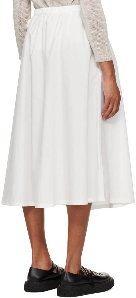 Weekend Max Mara White Donata Midi Skirt 3