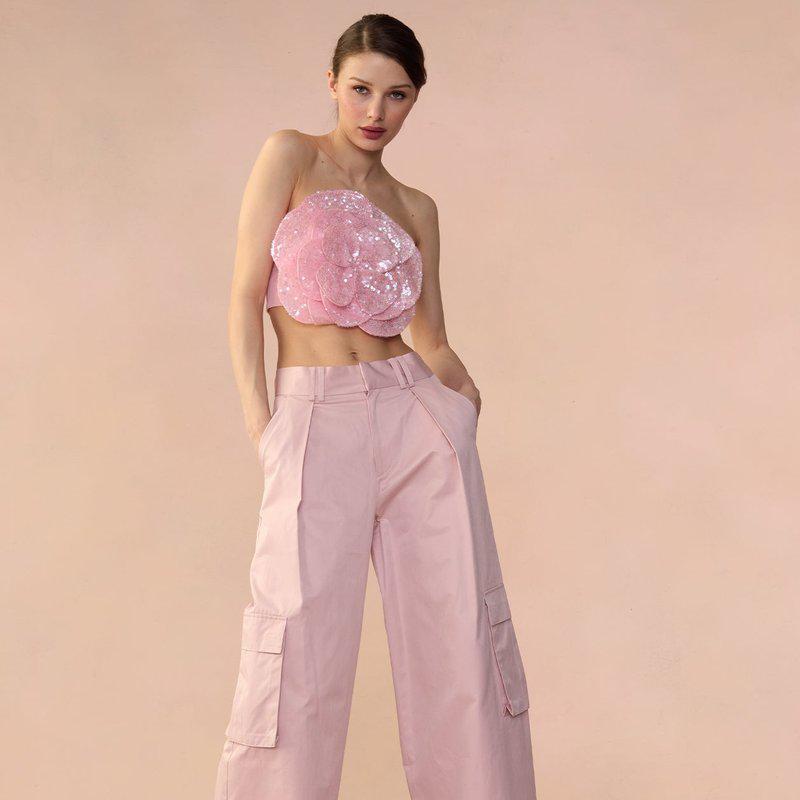 Cynthia Rowley Marbella Cotton Cargo Pant