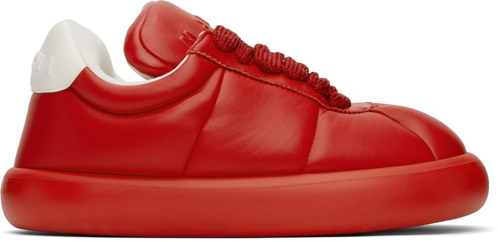 Marni Red Leather BigFoot 2.0 Sneakers 1
