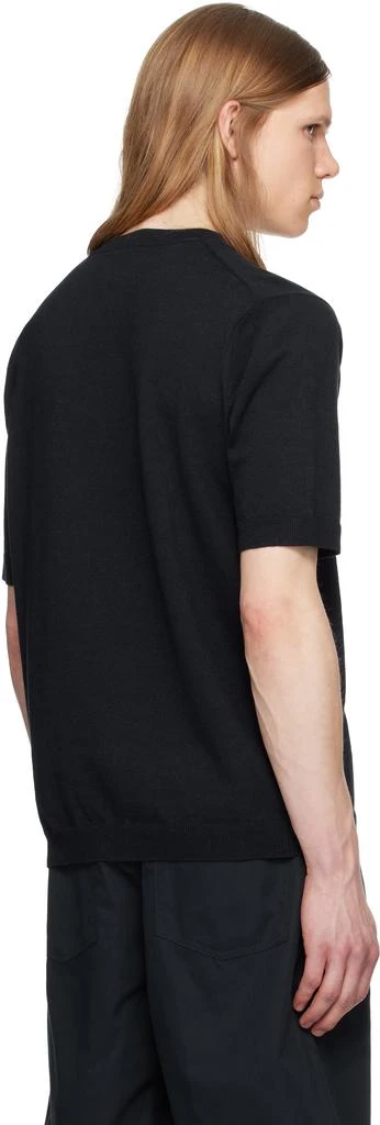 Norse Projects Navy Rhys Cotton Linen T-shirt 3