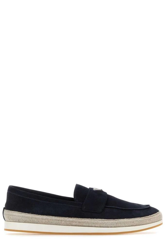Prada Prada Triangle-Logo Slip-On Loafers 1
