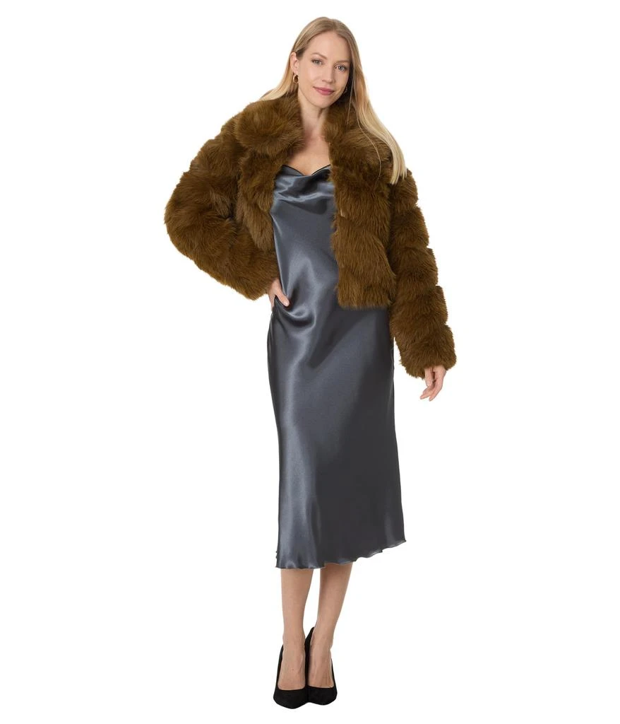 Avec Les Filles Luxe Faux Fur Paneled Coat 4