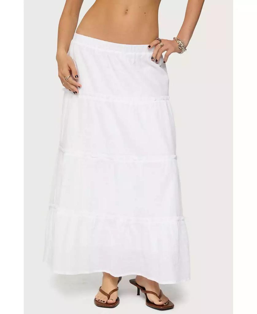 Shop White Swan Midi Skirt on Sale at BeyondStyle – Get 80% Off