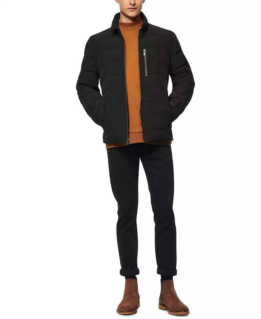 Marc New York by Andrew Marc Men's Carlisle Stretch Packable Moto Jacket 3