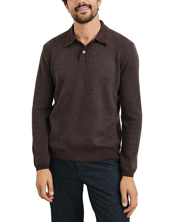Rails Herrington Textured Polo Sweater 1