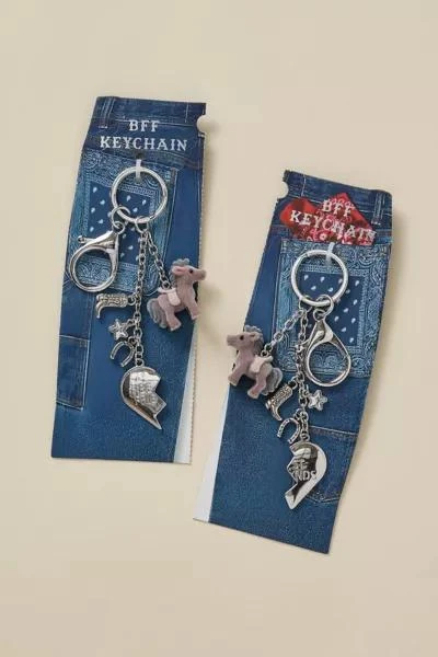 Urban Outfitters Horse Charm BFF Keychain Set 3