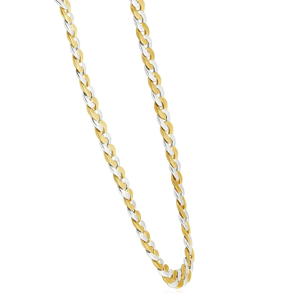 Pompeii3 Mens Cuban 14k Gold (72gram) or Platinum (115gram) 7.5mm Link Chain Necklace 22" 3