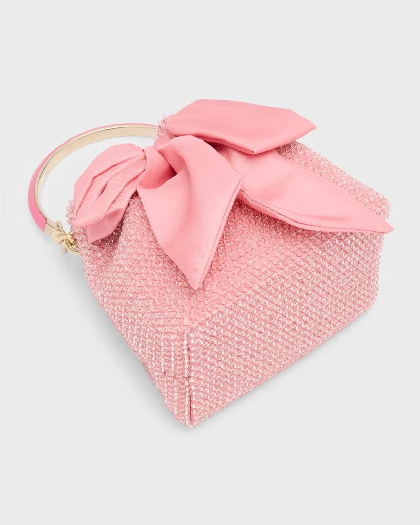 Jimmy Choo Bon Bon Bow Crystal Bucket Bag 6