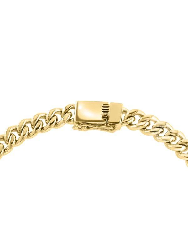 Effy 14K Goldplated Sterling Silver & Black Spinel Link Bracelet 2