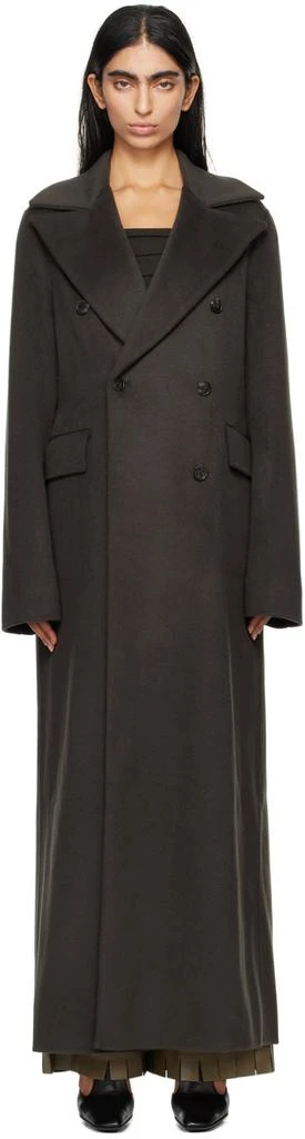 Nanushka Gray Damira Coat 1