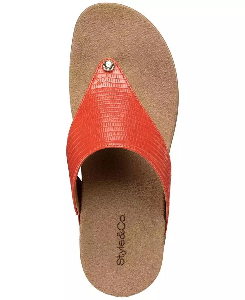 Style & Co Women's Riioo Thong Flat Sandals, Created for Macy's 3