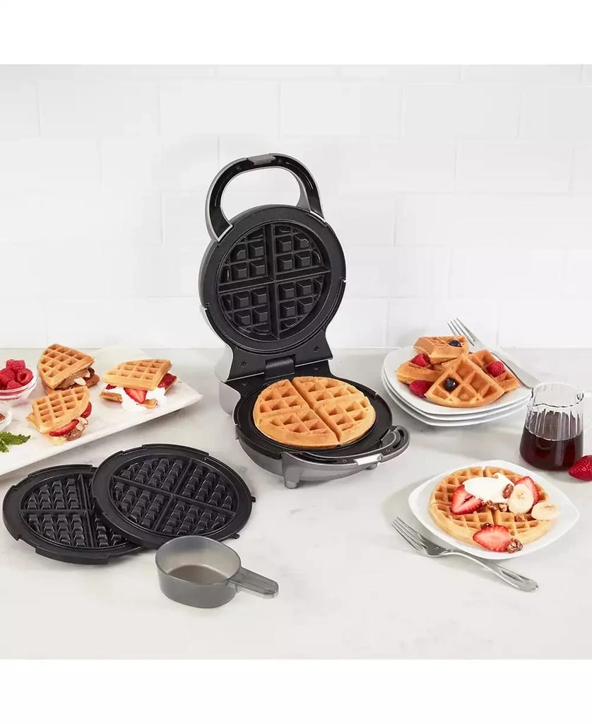Cuisinart 2-in-1 Classic or Belgian Removable Plate Waffle Maker WAF-RP10NAS 7