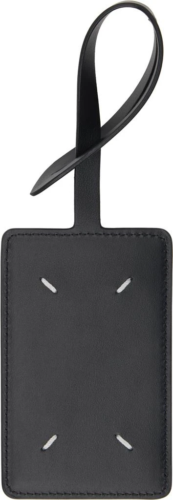 MAISON MARGIELA Black Four Stitches Luggage Tag 2