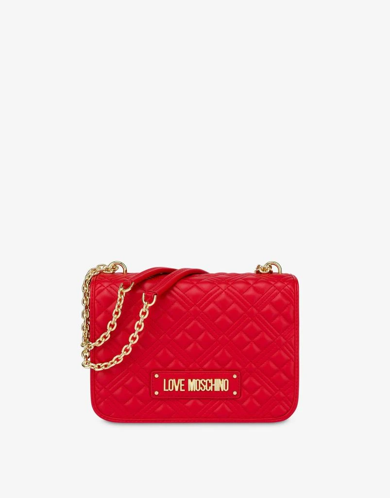 Love Moschino Shiny Quilted Shoulder Bag 1