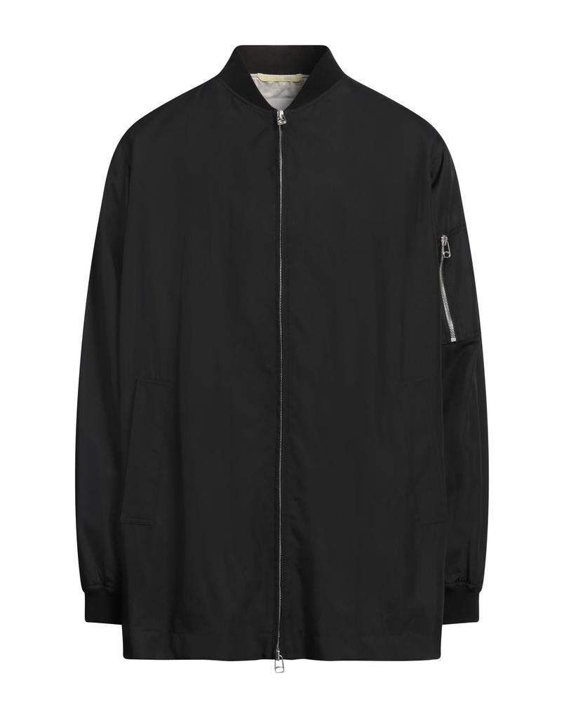 ジャケット・アウター OAMC Mark Logo-Patch Zipped Jacket Oamc Logo-patch Cotton Bomber Jacket In Black | ModeSens