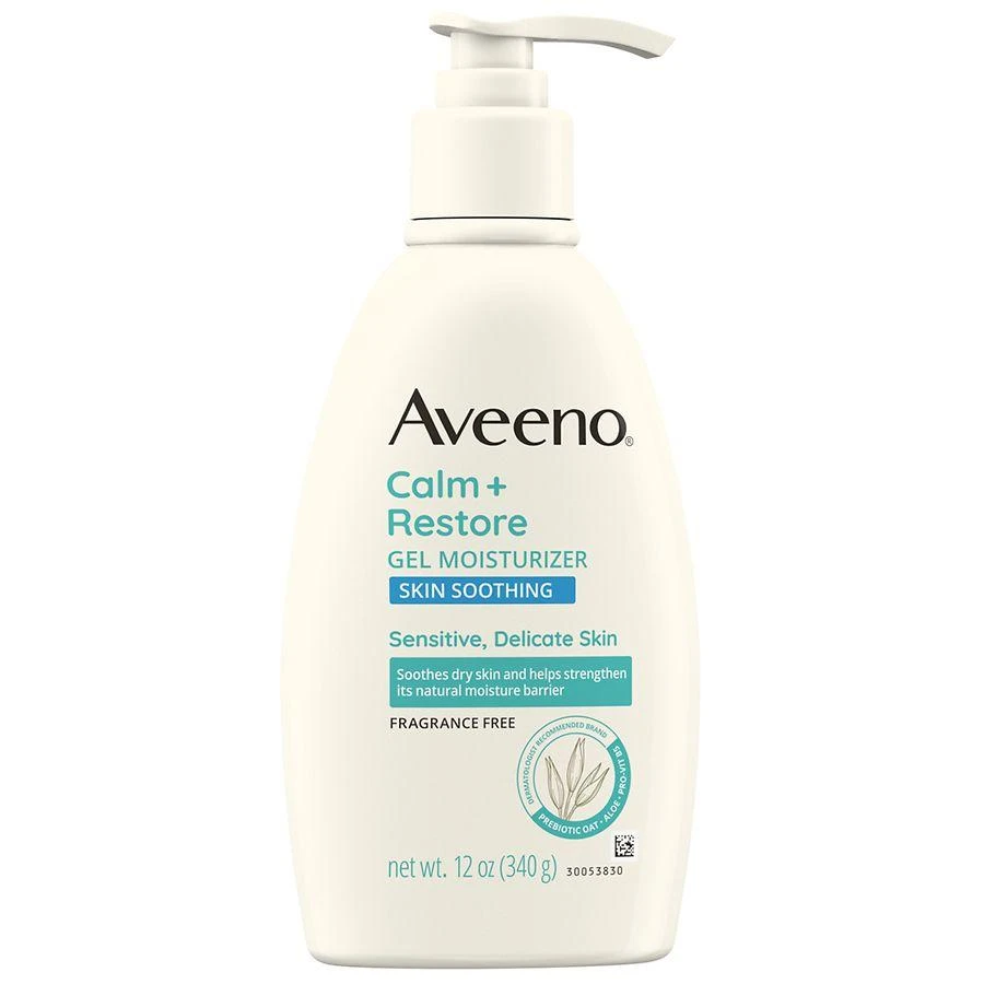 Aveeno Calm + Restore Daily Gel Body Moisturizer Fragrance Free 7