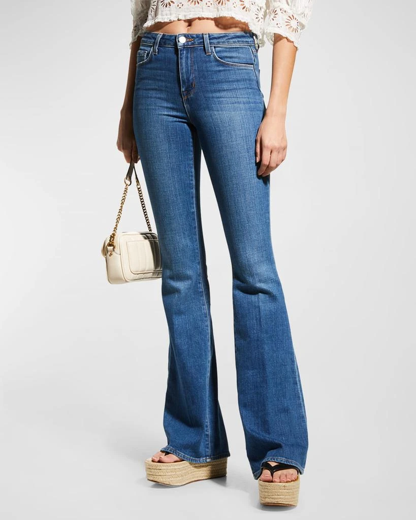 L'Agence Bell High-Rise Flare Jeans 2