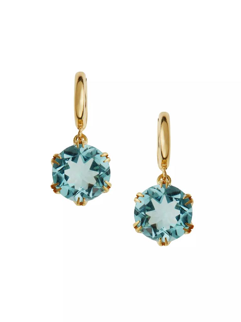 Ileana Makri Crown 18K Yellow Gold & Gemstone Drop Earrings