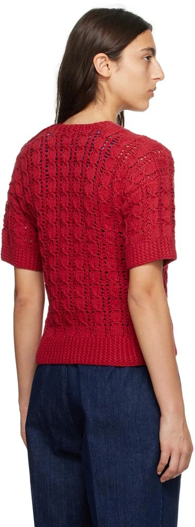 YMC YOU MUST CREATE Red Rosemary Sweater 3