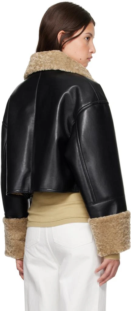 Nanushka Black Jemma Vegan Leather Jacket 3