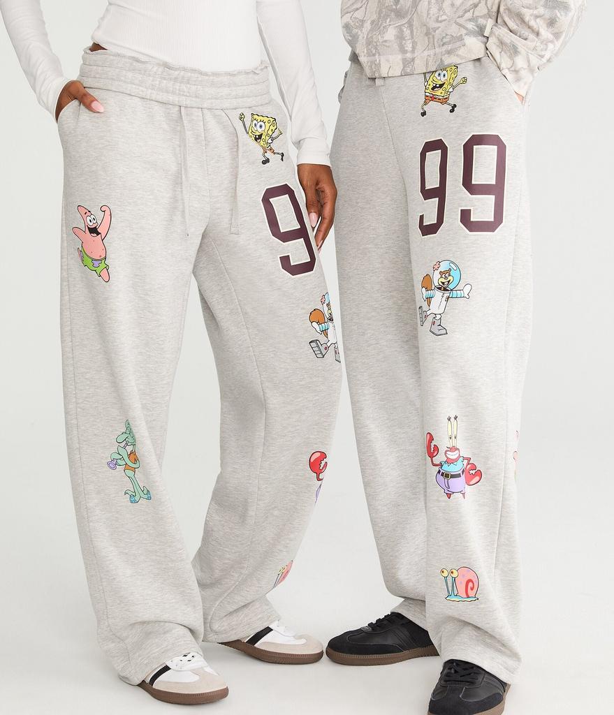 Aeropostale Spongebob X 99 Straight Leg Sweatpants