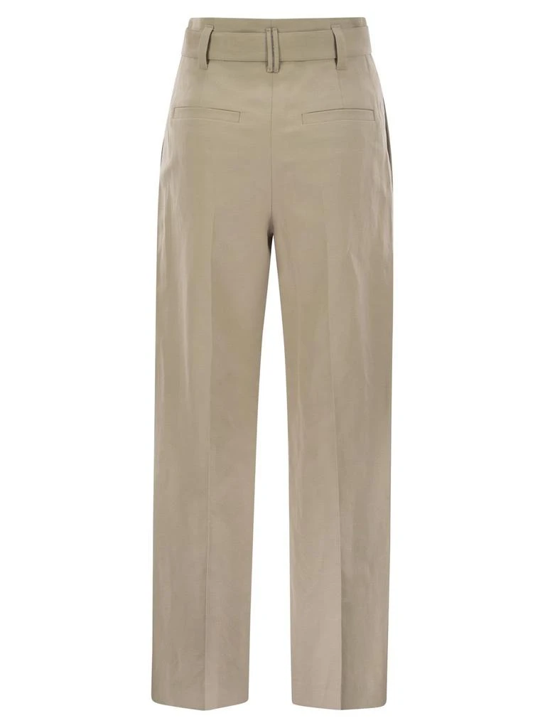 Brunello Cucinelli Brunello Cucinelli High-Waist Belted Trousers 2