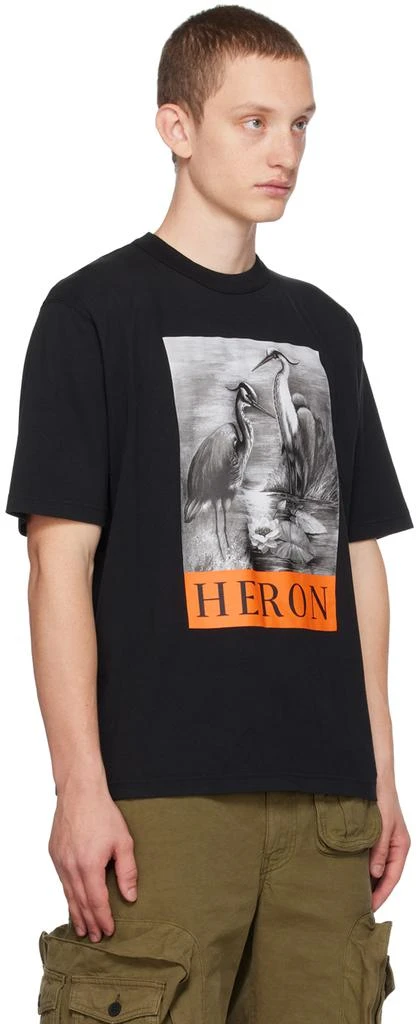 Heron Preston Black 'Heron' T-Shirt 2