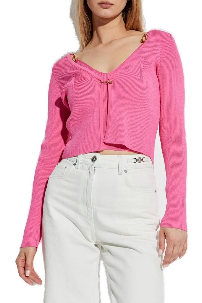 Versace Versace Safety Pin Fastened Cardigan 2