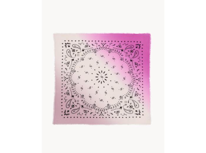 Kujten Grand Bandana Hachiko Dip Dye Grand bandana cachemire tie & dye, 2 fils