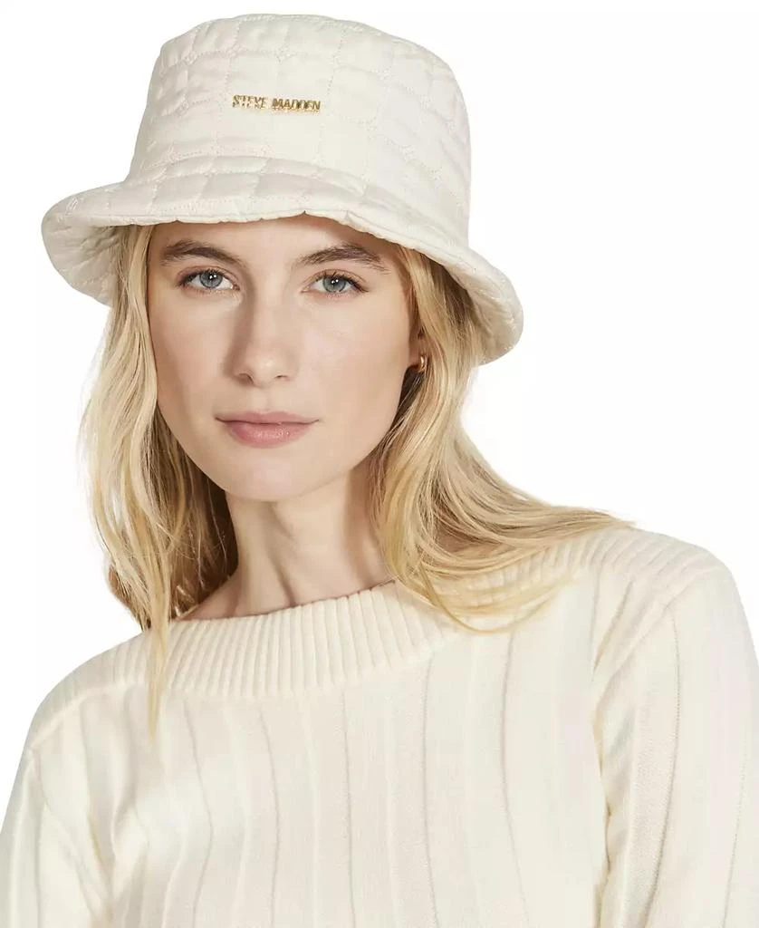 Steve Madden Women's Michi Quilted Bucket Hat 3