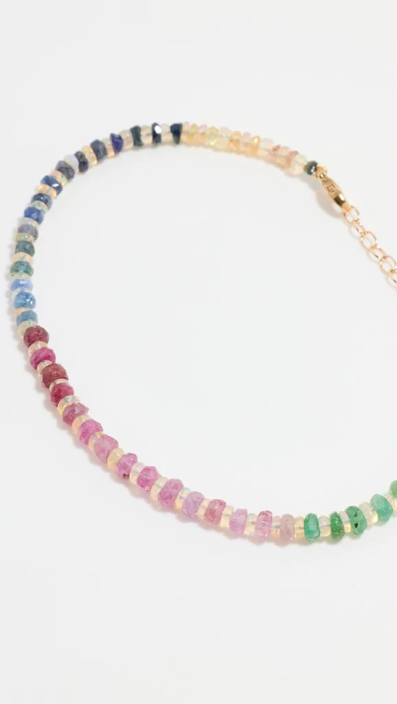 Jia Jia 14k Rainbow Sapphire Opal Connection Bracelet 4